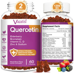 Quercetin Gummies bottle front view