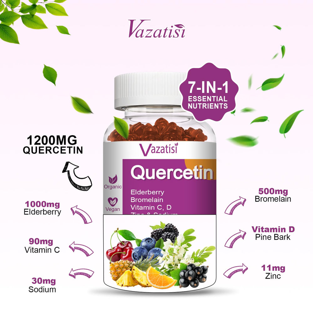 Vazatisi Quercetin Gummies immunity support packaging