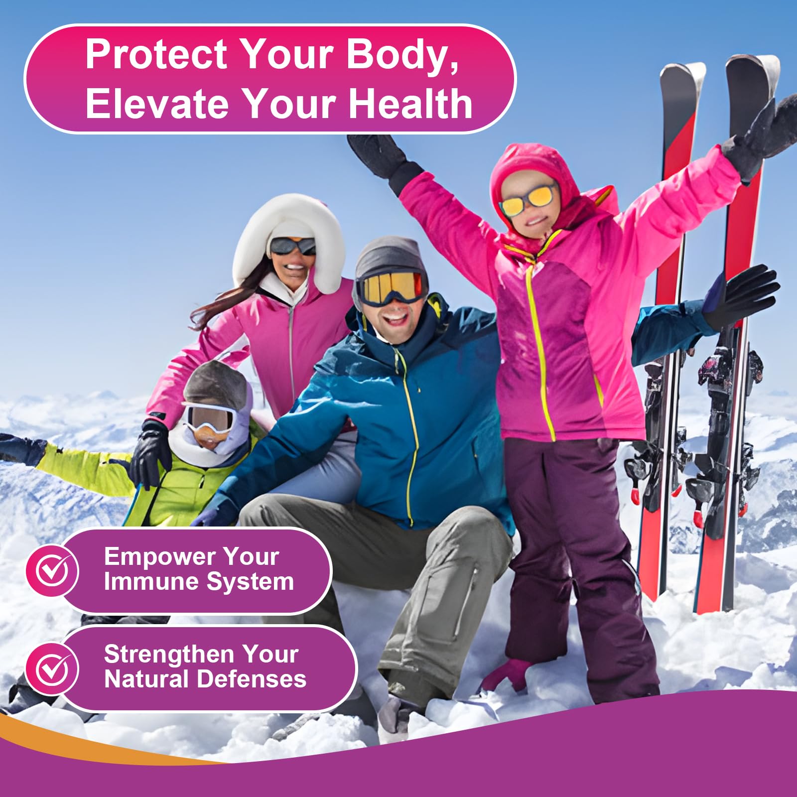 Serving size 2 gummies per day icon