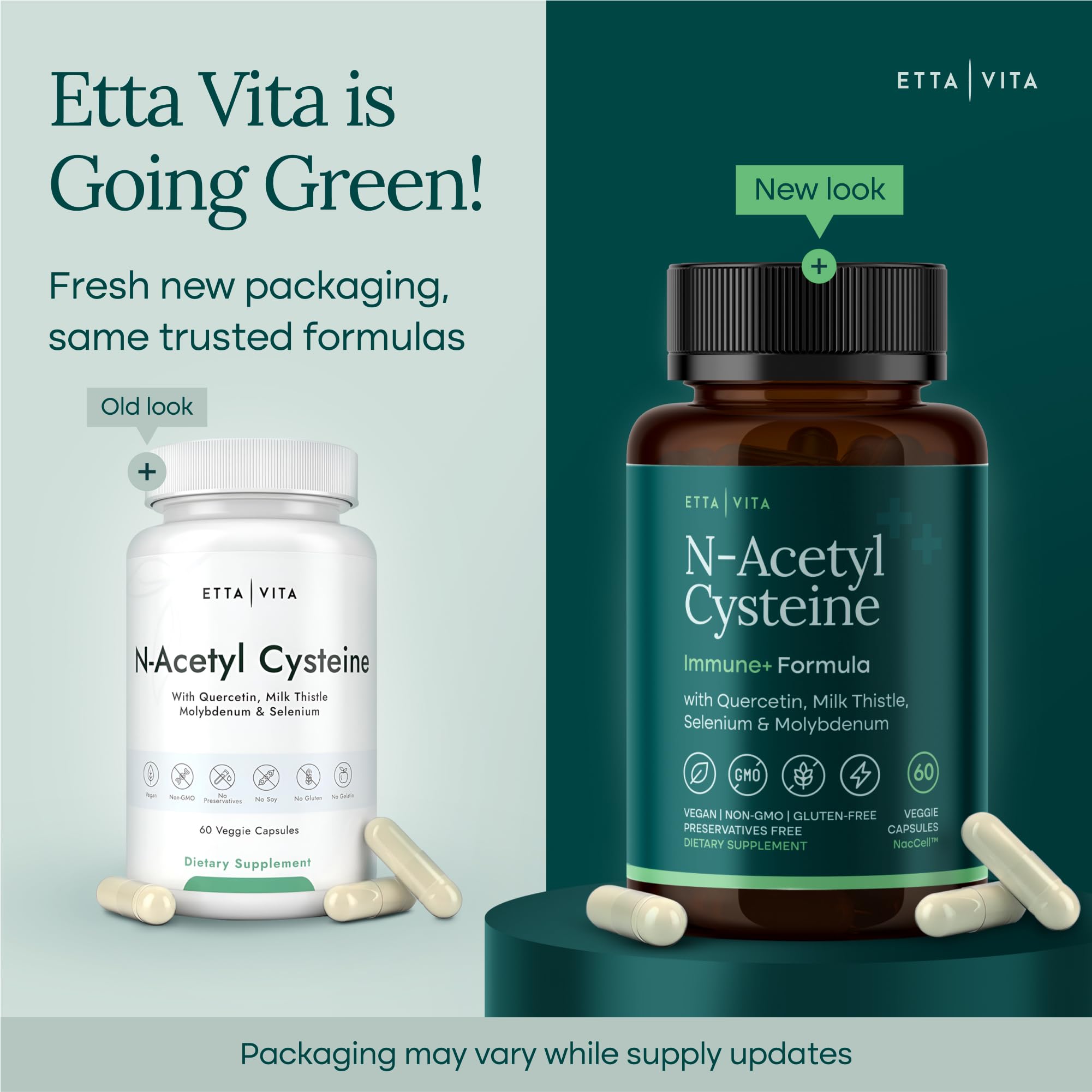 Quercetin, Milk Thistle and NAC 600mg ingredients