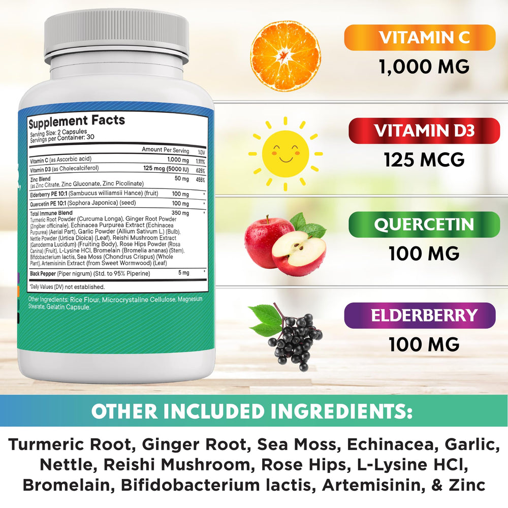Nettle and Bromelain infusion in supplement bottle