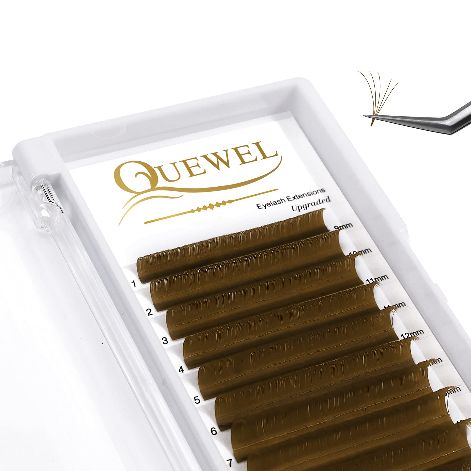 QUEWEL after-sales support helps resolve color lash tray concerns