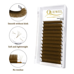 QUEWEL multi-length 2D–10D extensions support quick, customizable lash fans