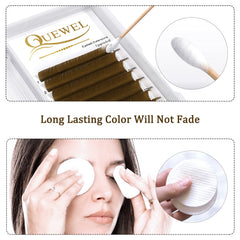 QUEWEL stable curl and bright color resistant to fading in daily wear