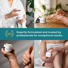 Fast-absorbing massage cream for physical therapy