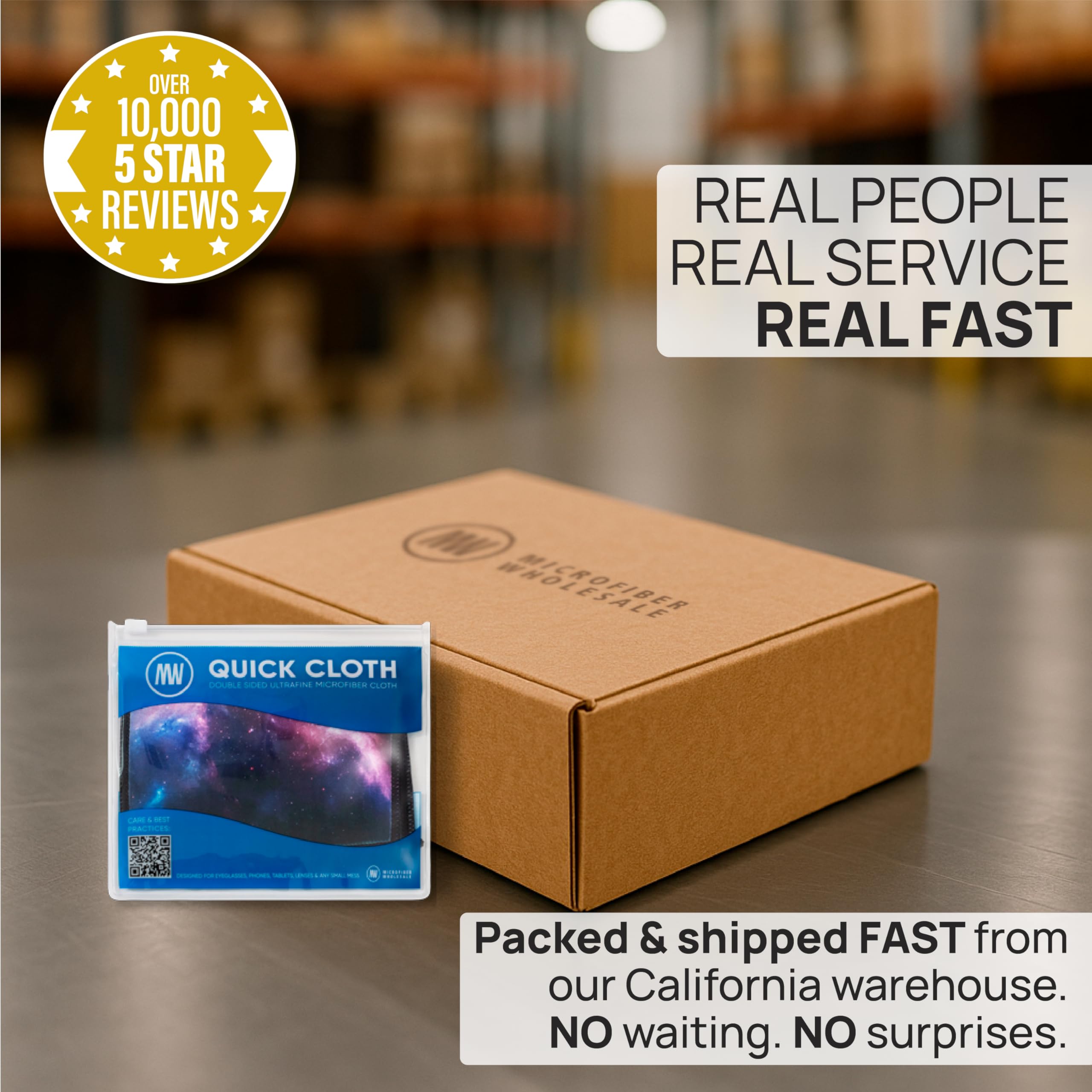 Eco-friendly packaging for Quick Cloths