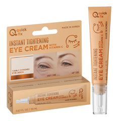 Quick Fix Vitamin C Eye Tightener jar close-up for under-eye hydration.