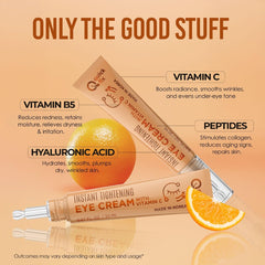Close-up of smoother under-eye area after using Quick Fix.