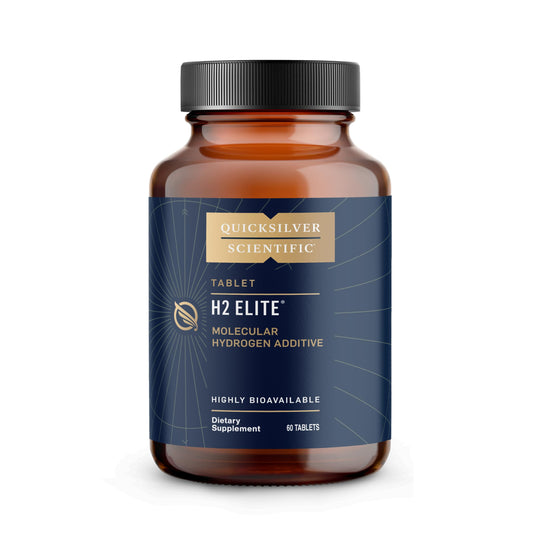 Quicksilver H2 Elite bottle label and packaging