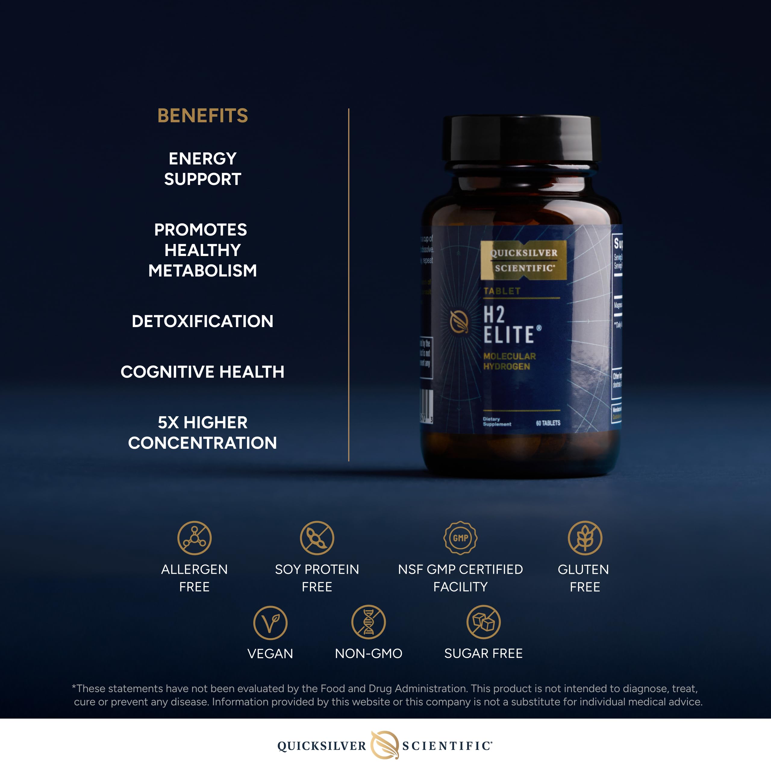 Open-container convenience of H2 Elite hydration tablets