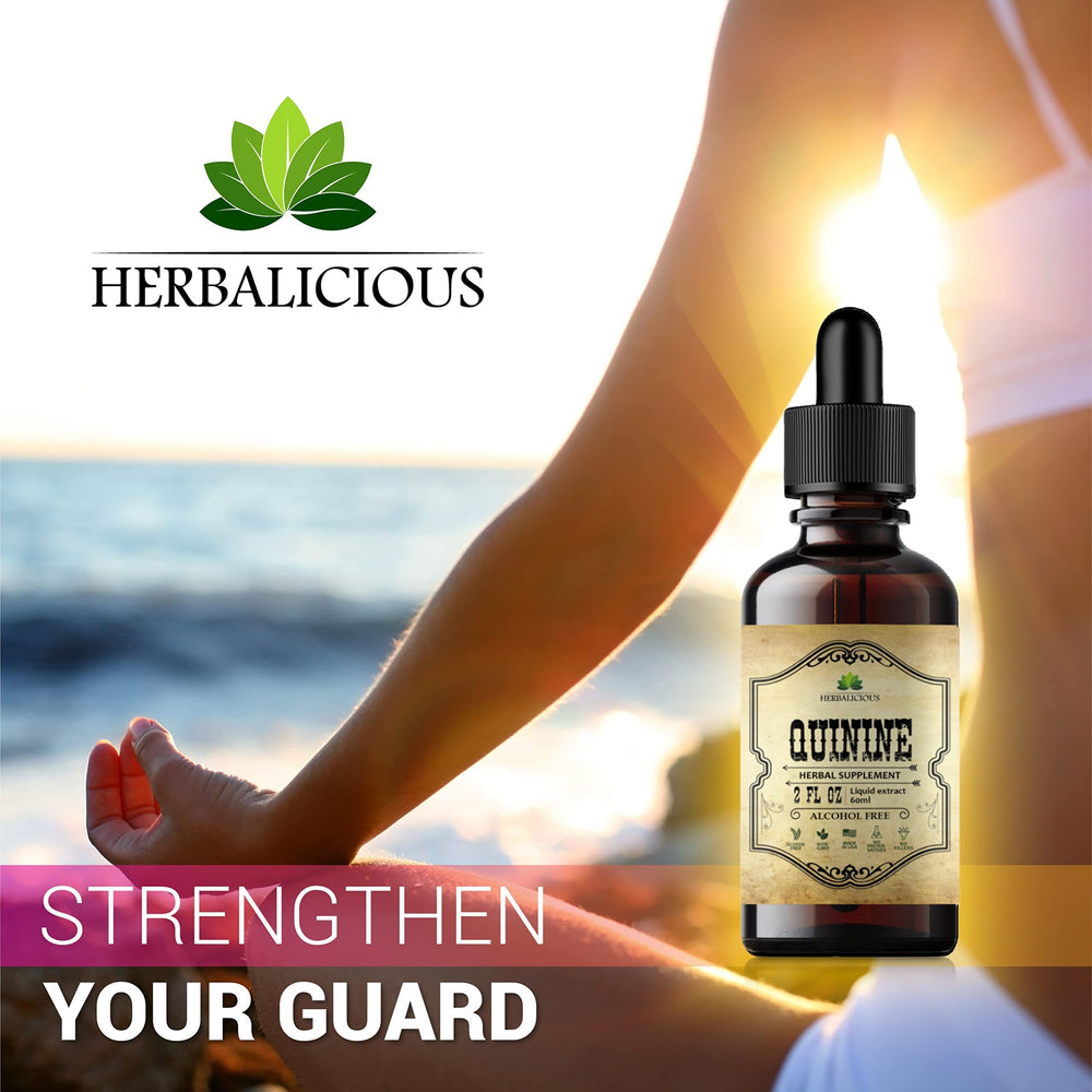 All-natural Quinine Liquid Extract branding and packaging