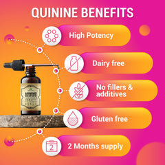 Quinine tincture used for nighttime leg cramps