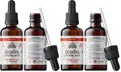 Quinine tincture extract bottle with per-pack information