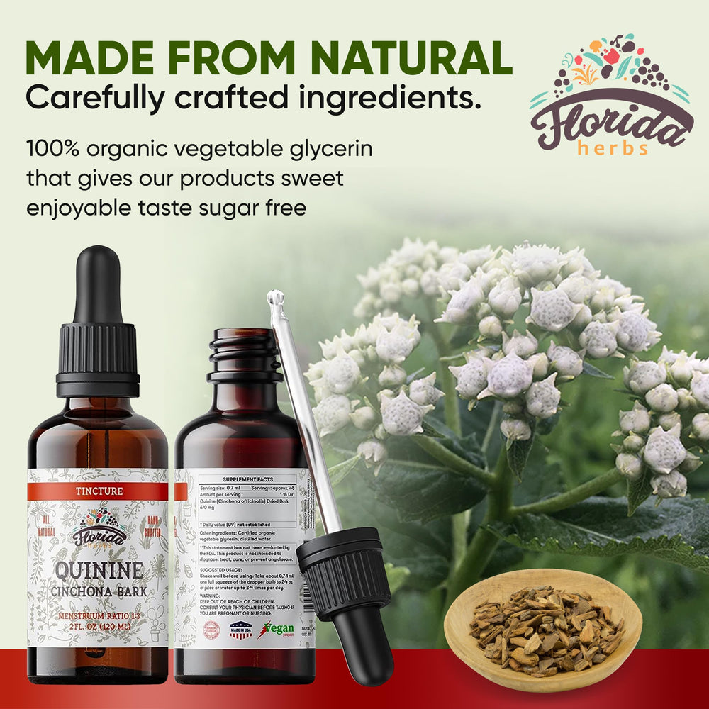 Wild crafted Cinchona officinalis bark used for Quinine tincture