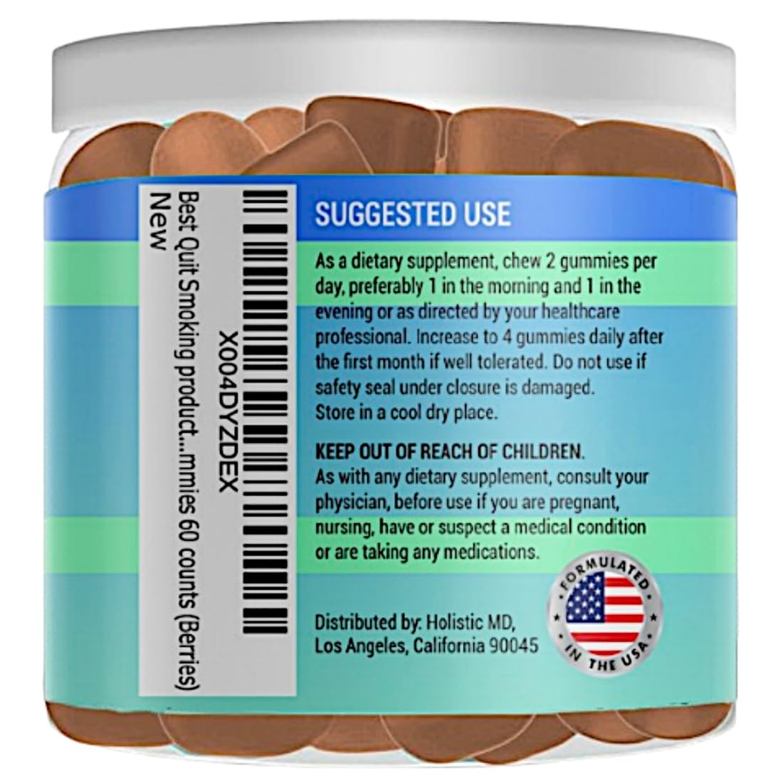 Berry and fig elderberry gummies packaging