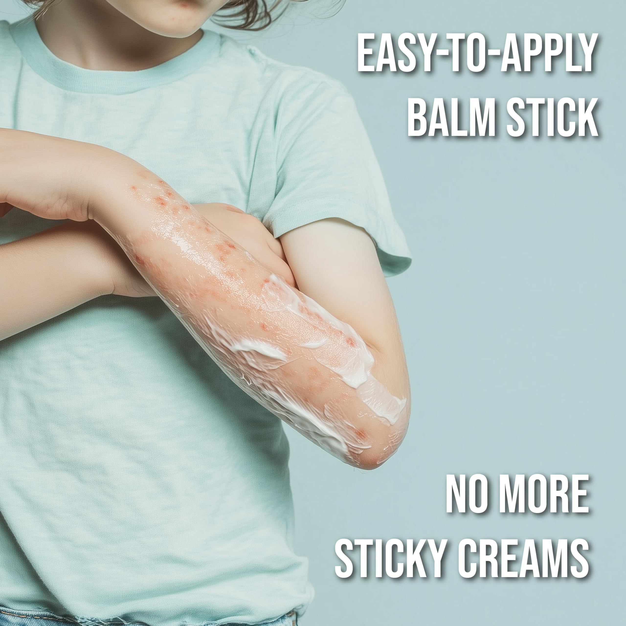 Quitch hydrocortisone healing balm close-up shows creamy texture