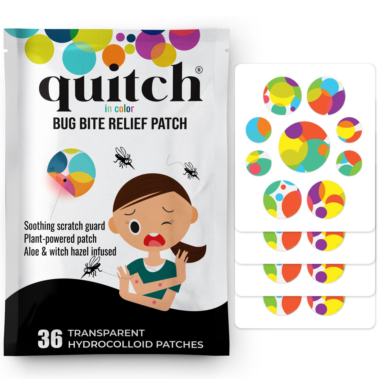 Quitch packaging designed for travel readiness, showcasing compact pouch