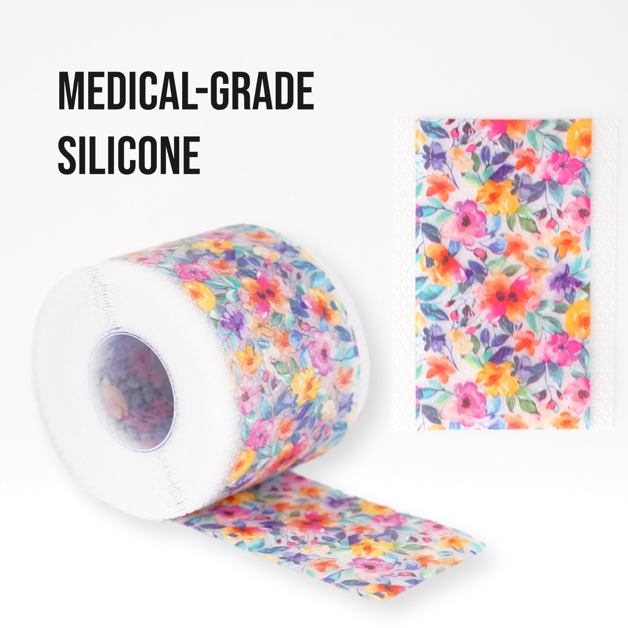 Quitch scar sheets c-section trim-to-size close-up shows flexible sizing