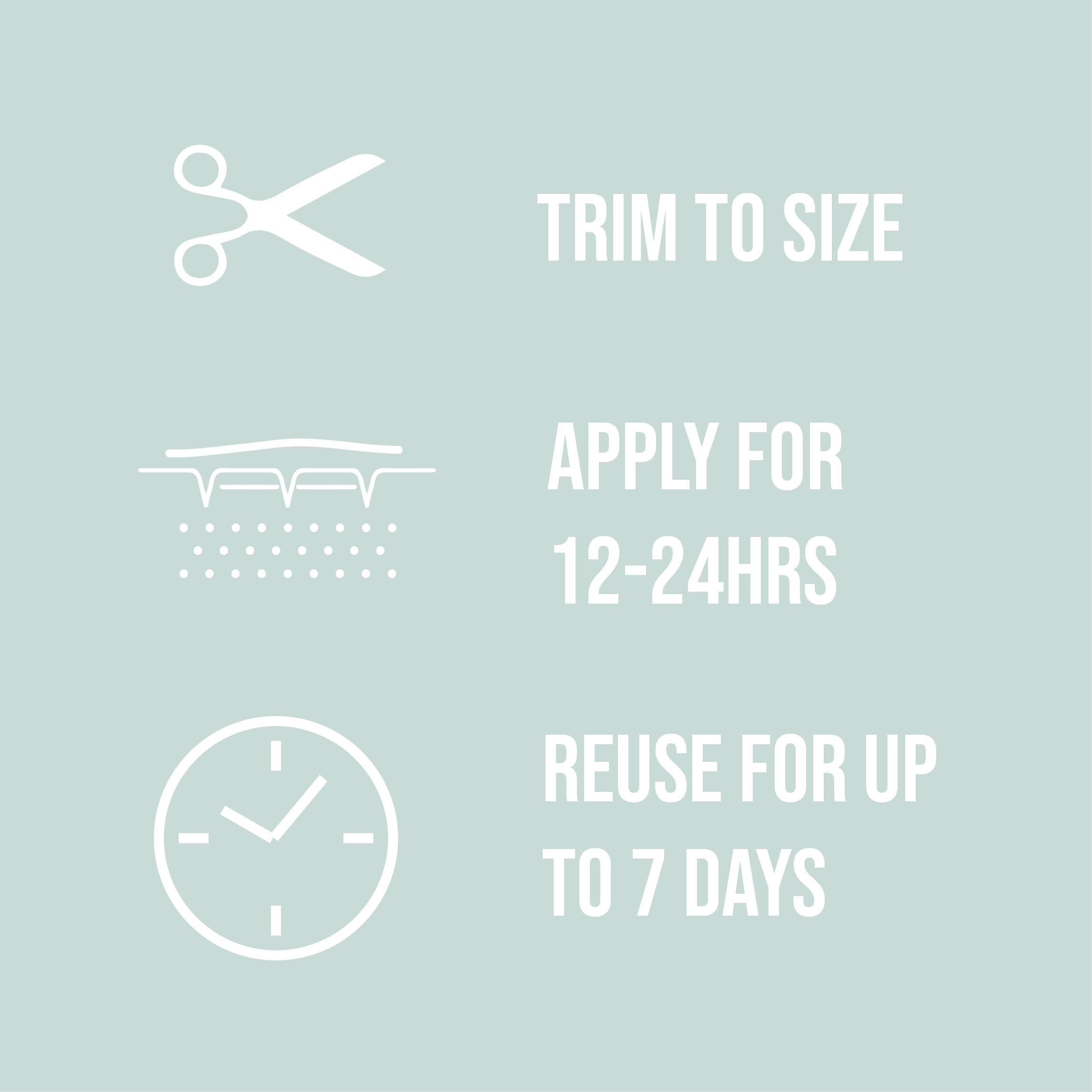 Quitch scar sheets are water-resistant for durable wear in daily activities.