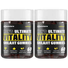 Quixiora Shilajit Gummies bottle and label