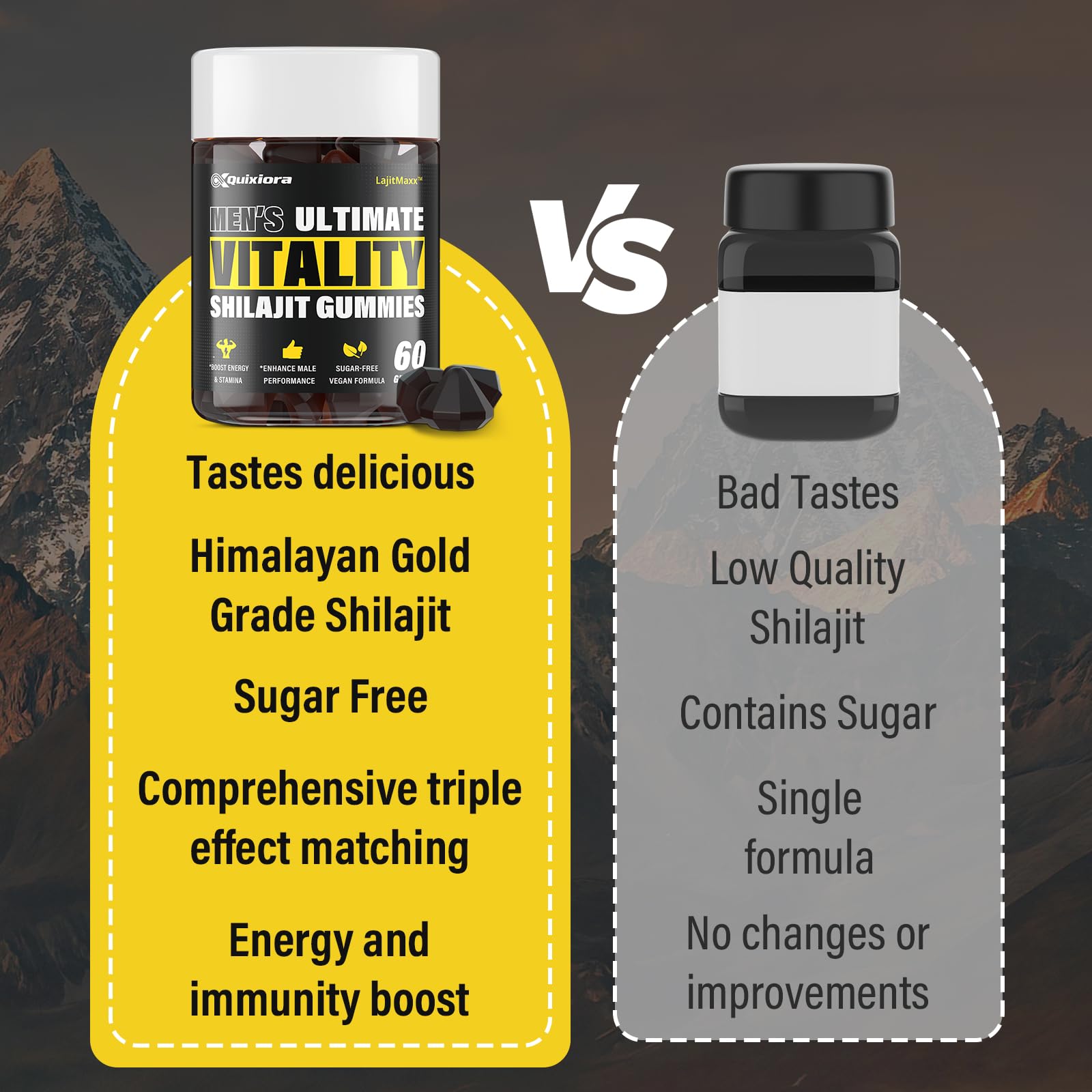 Premium Shilajit formula ingredients