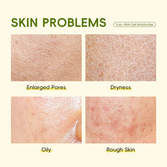 QUIYUM Yuzu hydrating gel moisturizer jar for fast absorption.