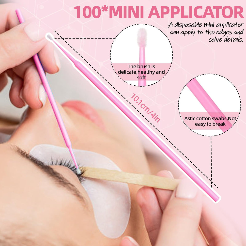 QUKLOGEN dual-head eyelash brush to curl and comb lashes precisely