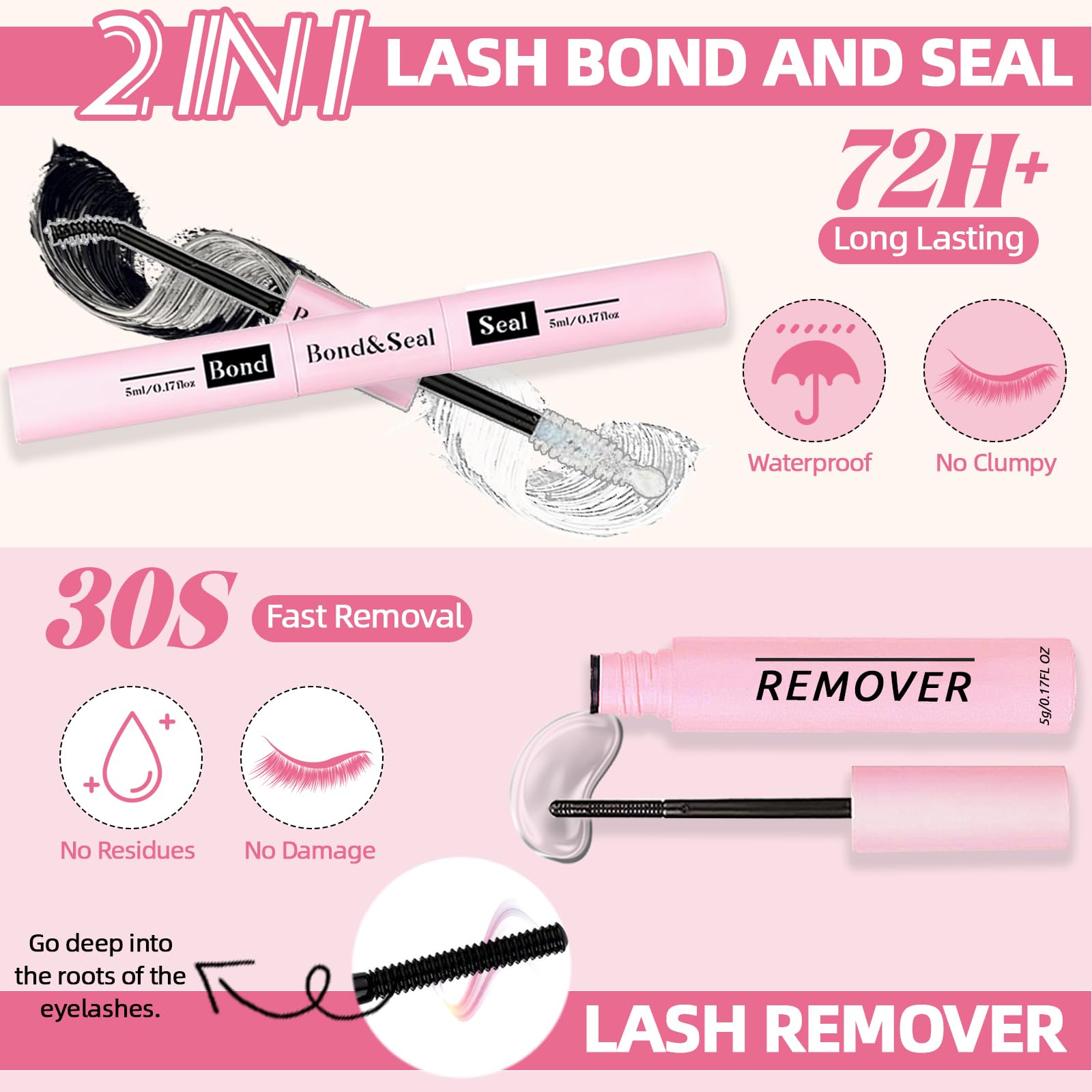 QUKLOGEN lash glue remover enabling easy, residue-free removal