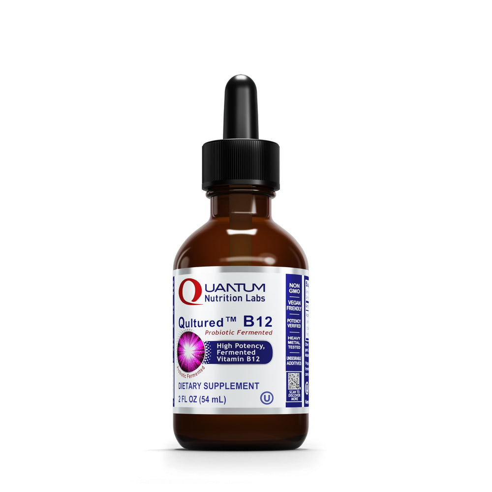 Qultured B12 bottle with dropper