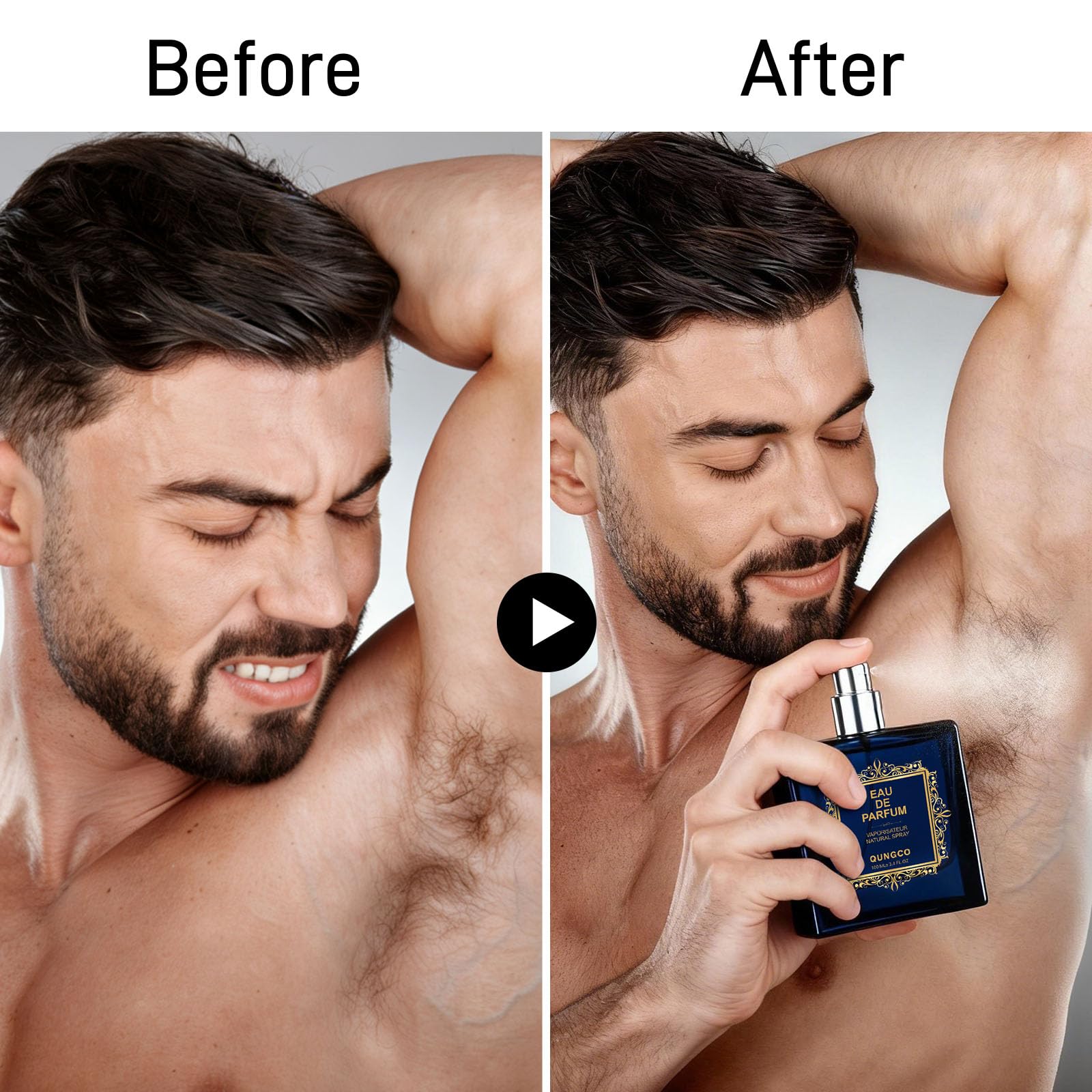 QUNGCO spray-action shot demonstrates easy application.