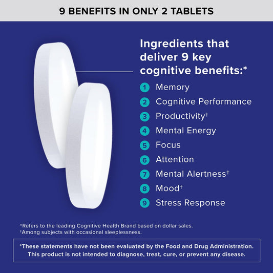 Close-up of Qunol Brain Health Memory Plus label
