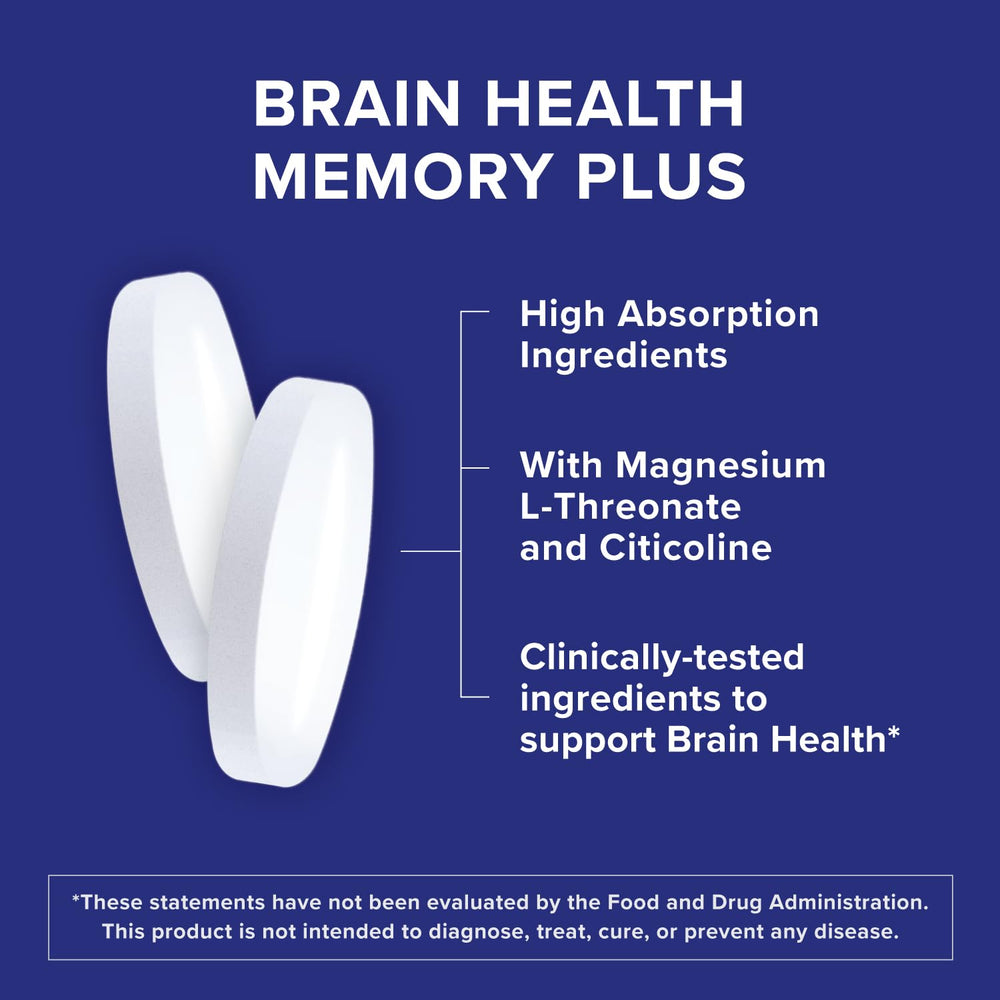 Qunol Brain Health Memory Plus packaging box