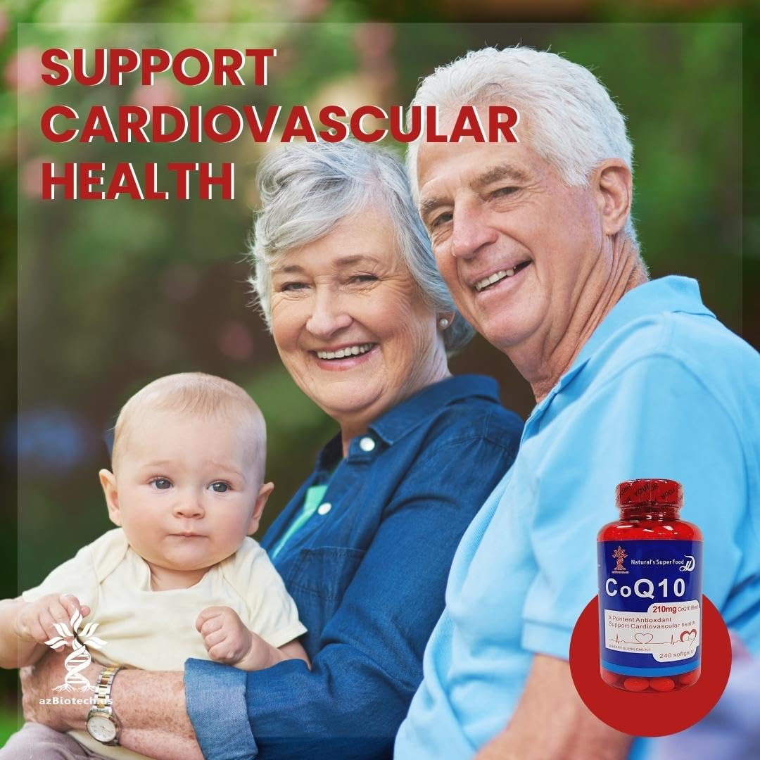 Qunol CoQ10 210mg softgels for heart health
