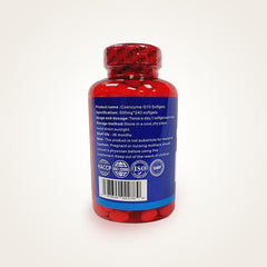 Ingredients and supplement facts for Qunol CoQ10 210mg softgels