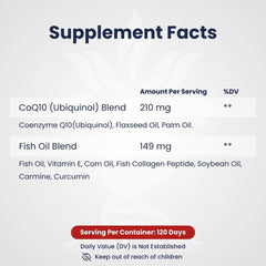Qunol CoQ10 210mg softgels packaging bottle