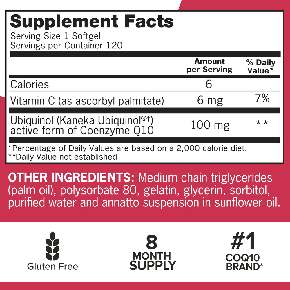 Qunol CoQ10 promoting heart health benefits