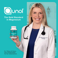 Graphic illustrating high absorption of Qunol Magnesium