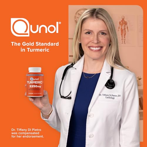 Qunol Turmeric Curcumin capsules in bottle