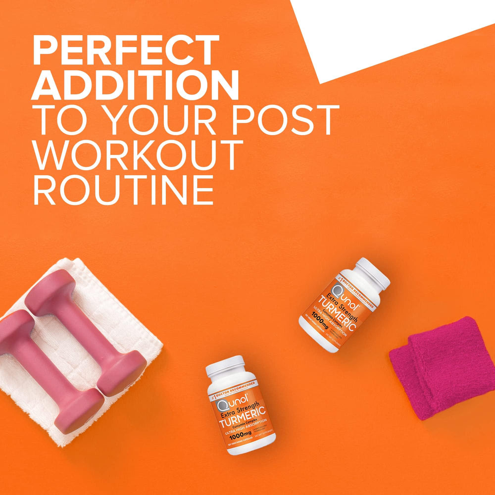 Qunol joint support turmeric supplement packaging and bottle