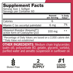 Illustration of heart health with Qunol ubiquinol 100mg softgels