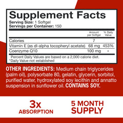 3x better absorption with Qunol Ultra CoQ10
