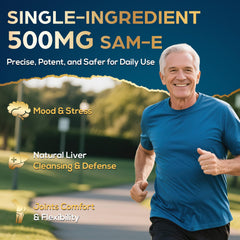 High-purity 500mg S-adenosylmethionine ingredient label