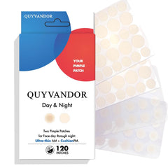 QUYVANDOR Day Patch Ultra-Thin, discreet under makeup for gentle protection.