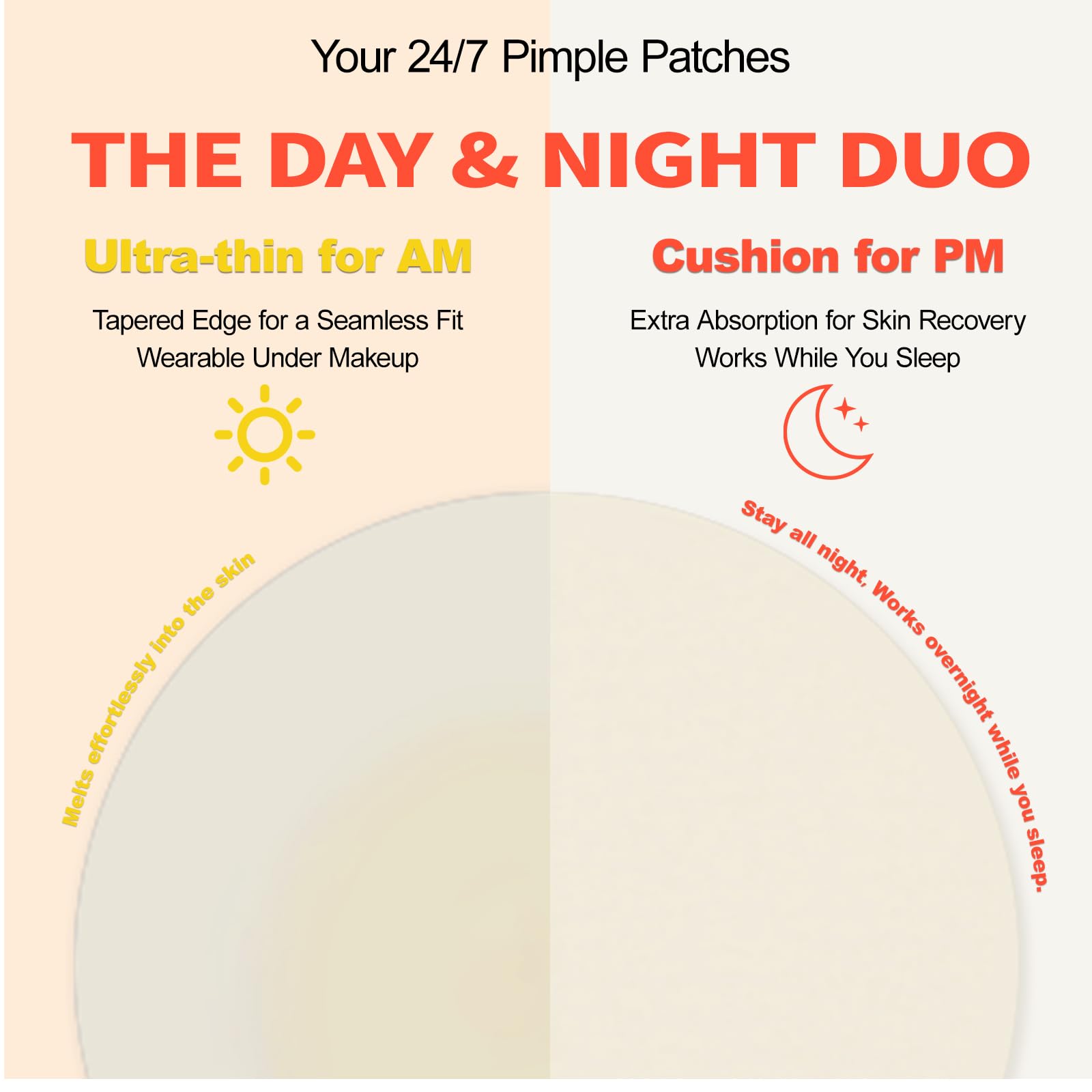 QUYVANDOR Night Patch Cushioned, stays put through the night.