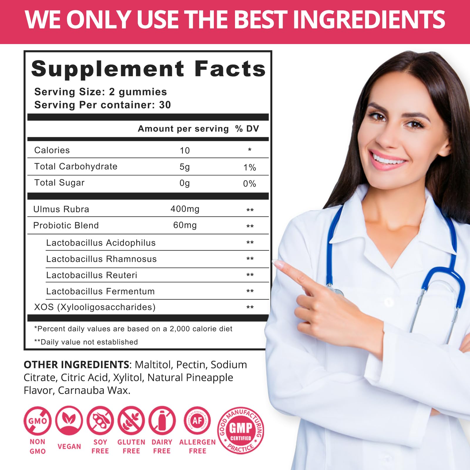 Two gummies daily recommended dosage