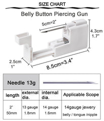 QWALIT plastic belly button ring supports early healing comfort