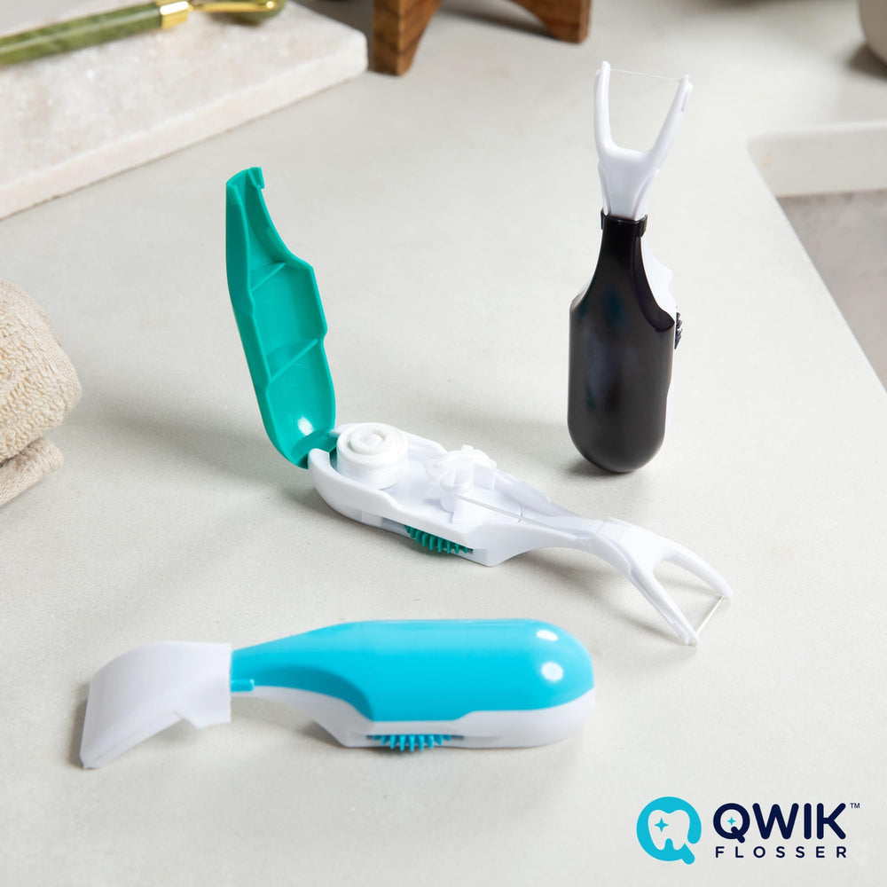 QWIK packaging and product in light blue