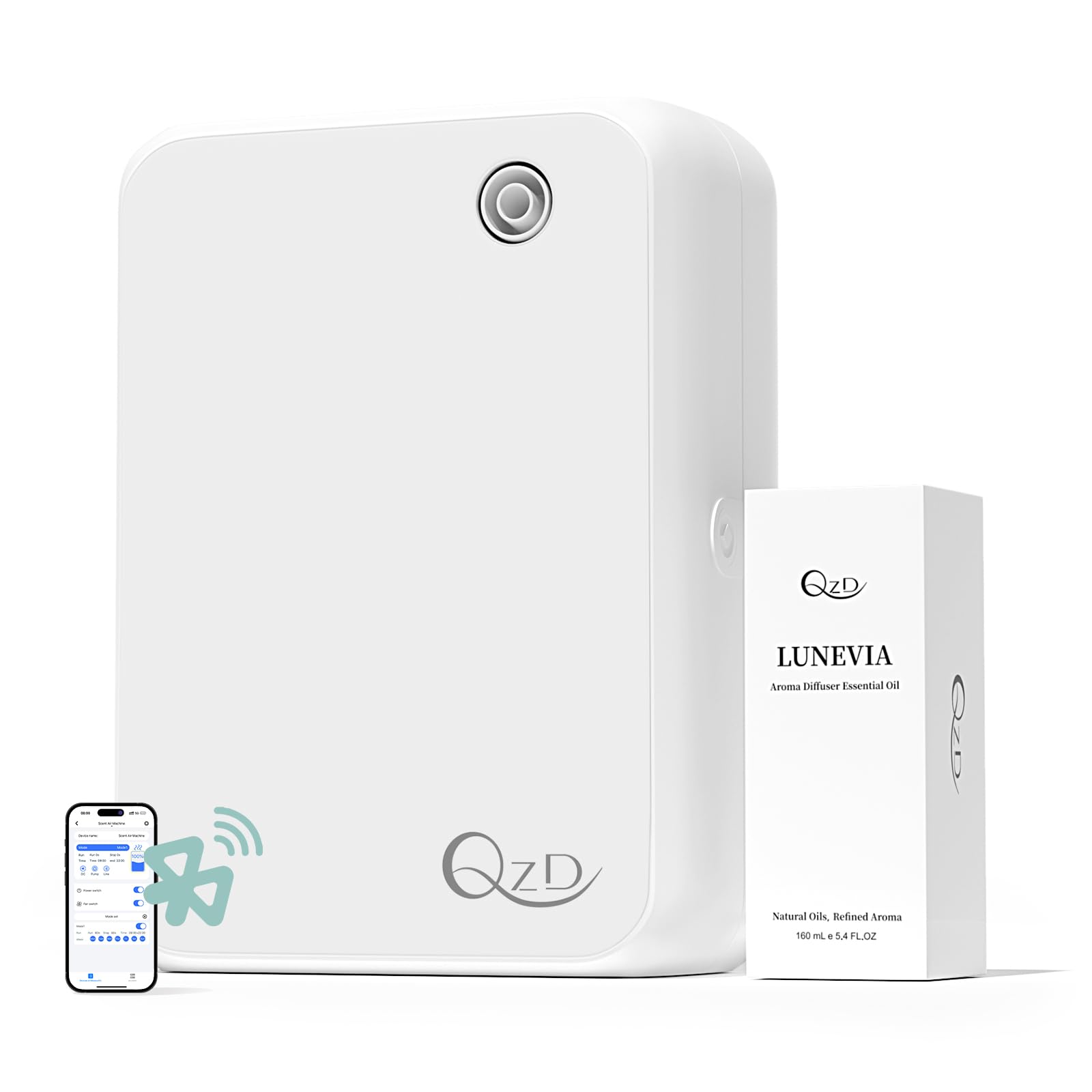 QZD Smart Scent Air Machine front view ideal for large spaces.