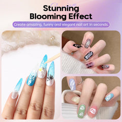 QZQETET lace-draw stick supports delicate poke gel patterns