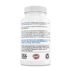 USA-sourced R-Alpha Lipoic Acid 300mg packaging